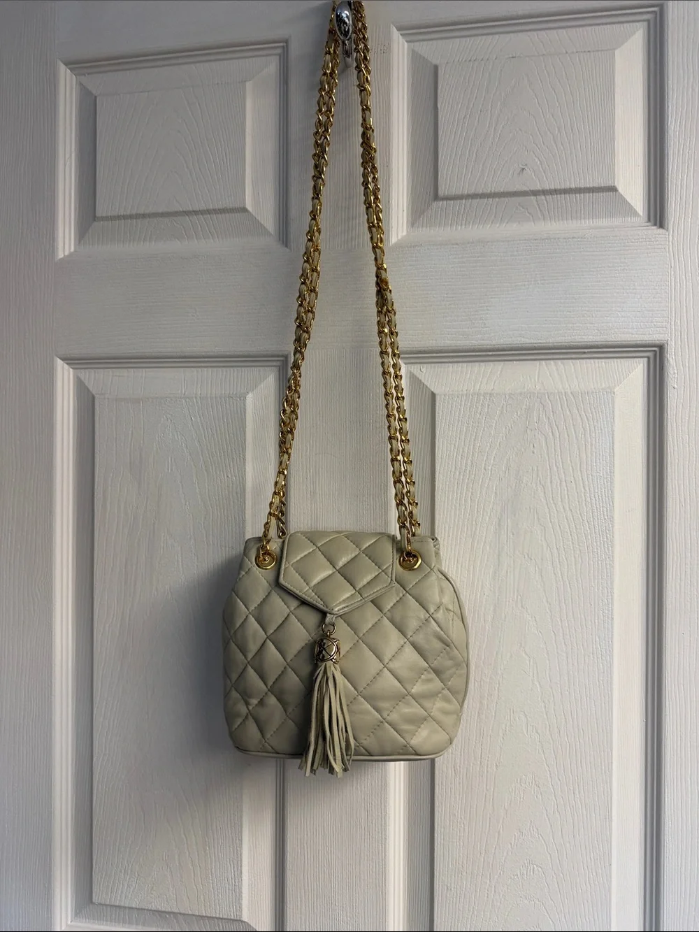 Chanel Vintage Quilted Tassel Bag